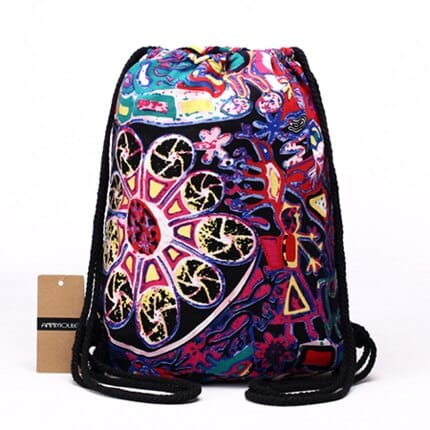 Women's Boho Printed Backpack - Wnkrs