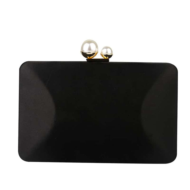 Women's Satin Pearled Mini Evening Bag - Wnkrs