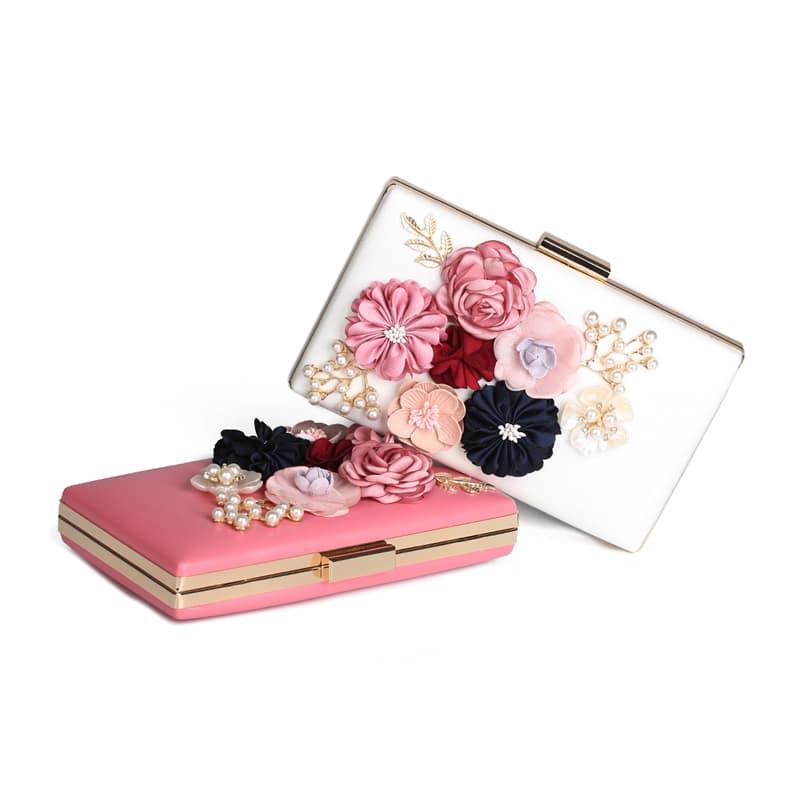 Women's Delicate Floral Evening Bag