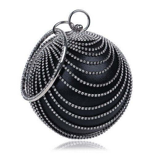 Women's Crystal Sphere Evening Bag - Wnkrs