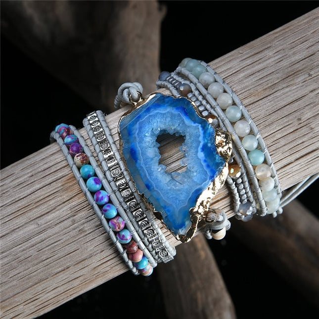 Boho Bracelet with Natural Stones for Women - Wnkrs