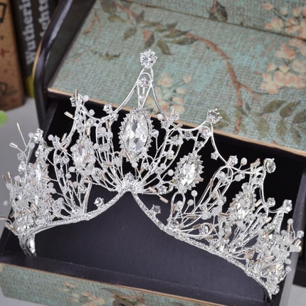 Baroque Style Rhinestone Tiara - Wnkrs