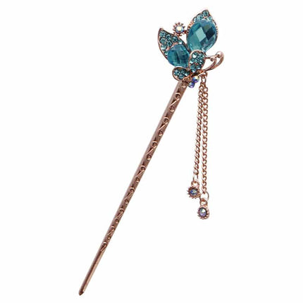 Elegant Antique Style Rhinestone Hair Pin - Wnkrs