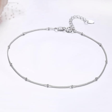 Minimalistic Silver Ankle Bracelet - Wnkrs