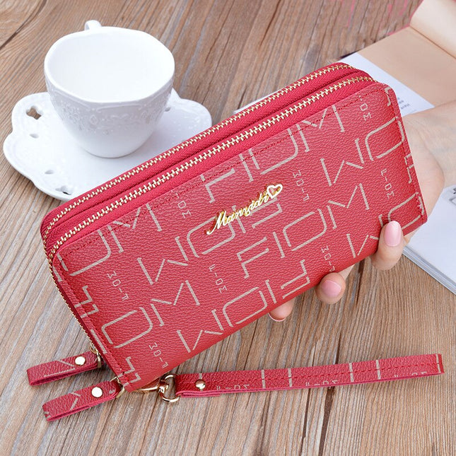 Women's Large Capacity Double Zipper Wallet - Wnkrs