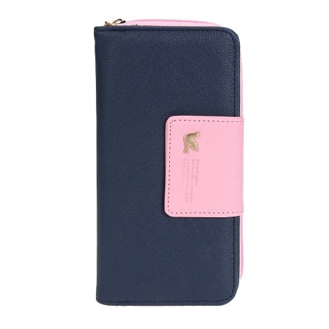 Women's Colorful Leather Wallet - Wnkrs