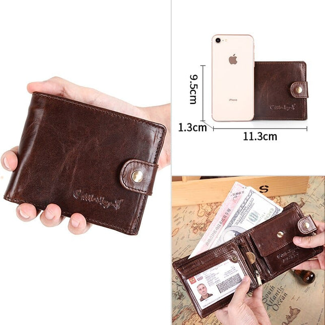 Genuine Leather Mini Wallet - Wnkrs