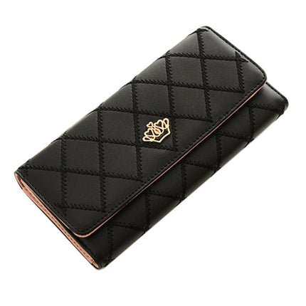 Women's Royal Plaid Long Wallet - Wnkrs