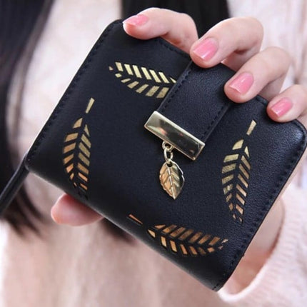 Women's Hollowed Leaves Pattern Wallet - Wnkrs