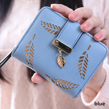 Women's Hollowed Leaves Pattern Wallet - Wnkrs