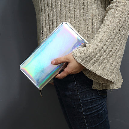 Hologram Zipper Wallet for Women - Wnkrs