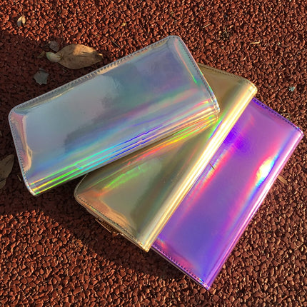 Hologram Zipper Wallet for Women - Wnkrs