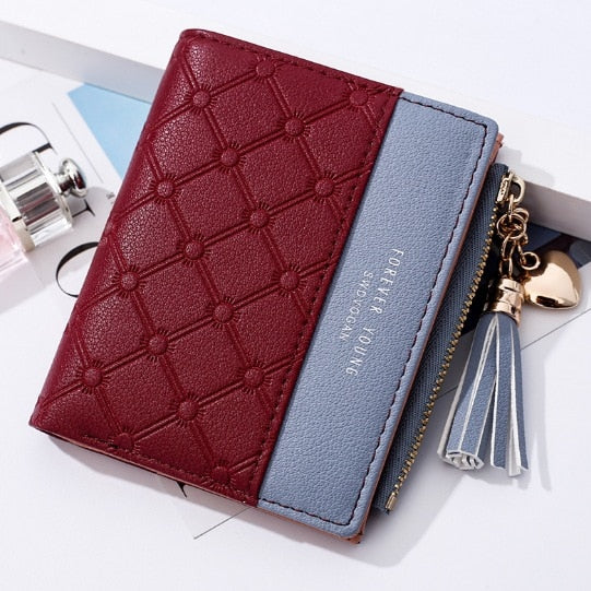 Women's Classic Two Tone Leather Wallet - Wnkrs