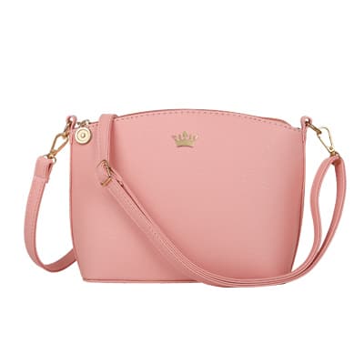 Solid Color Hard Crossbody Bag - Wnkrs