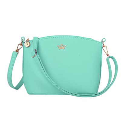 Solid Color Hard Crossbody Bag - Wnkrs