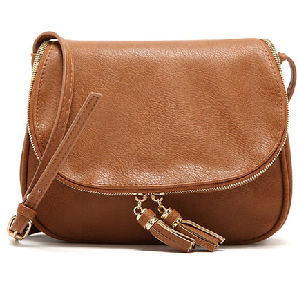 Women's Crossbody Bag with Tassels - Wnkrs