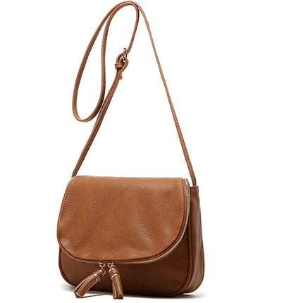 Women's Crossbody Bag with Tassels - Wnkrs
