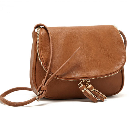 Women's Crossbody Bag with Tassels - Wnkrs