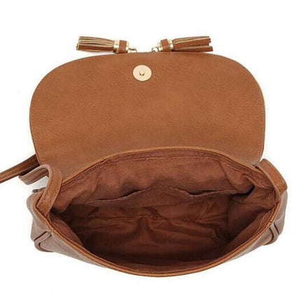 Women's Crossbody Bag with Tassels - Wnkrs