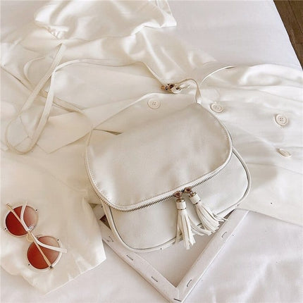 Women's Crossbody Bag with Tassels - Wnkrs