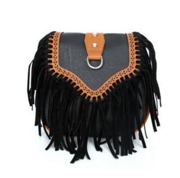 Women's Bohemian Tassels Decorated Crossdody Bag - Wnkrs