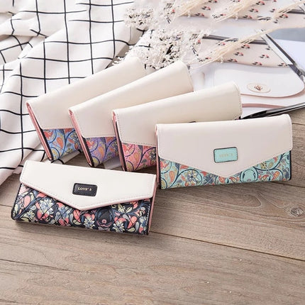 Women's Floral Printed Wallet - Wnkrs