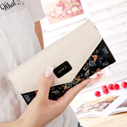 Women's Floral Printed Wallet - Wnkrs