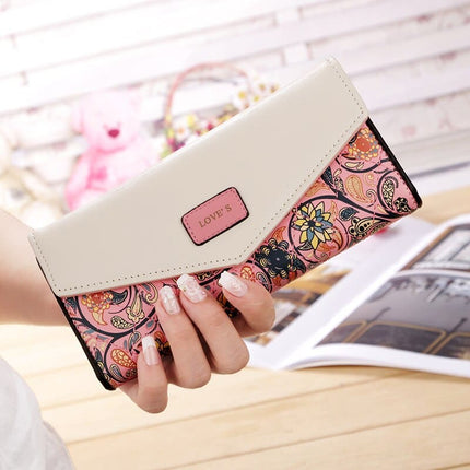 Women's Floral Printed Wallet - Wnkrs