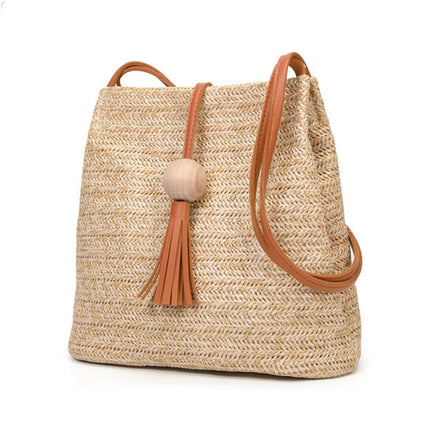 Women's Boho Straw Crossbody Bag - Wnkrs