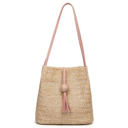 Women's Boho Straw Crossbody Bag - Wnkrs