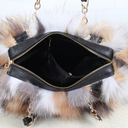 Women's Fox Fur Tote Bag - Wnkrs