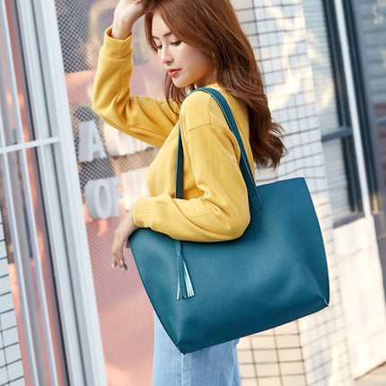 Women's Solid Color Casual Shoulder Bag - Wnkrs