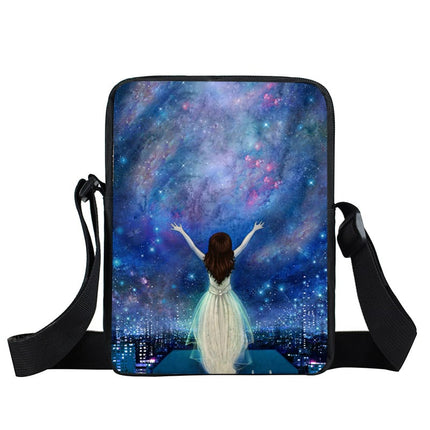 Starry Sky and Space Printed Crossbody Bags - Wnkrs