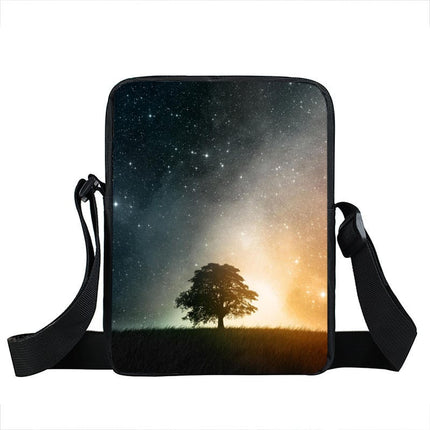 Starry Sky and Space Printed Crossbody Bags - Wnkrs