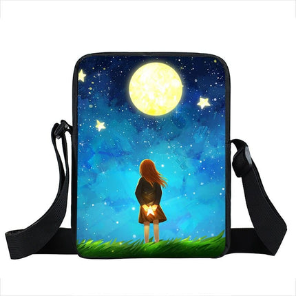 Starry Sky and Space Printed Crossbody Bags - Wnkrs