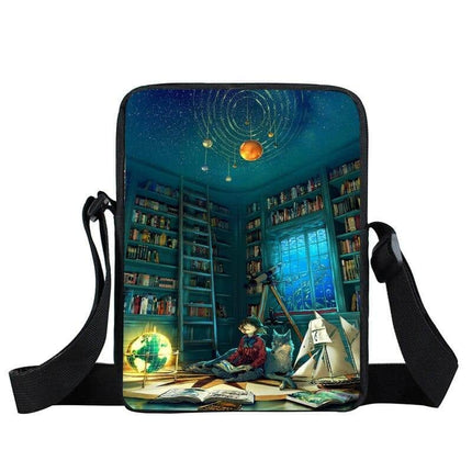 Starry Sky and Space Printed Crossbody Bags - Wnkrs