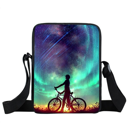 Starry Sky and Space Printed Crossbody Bags - Wnkrs