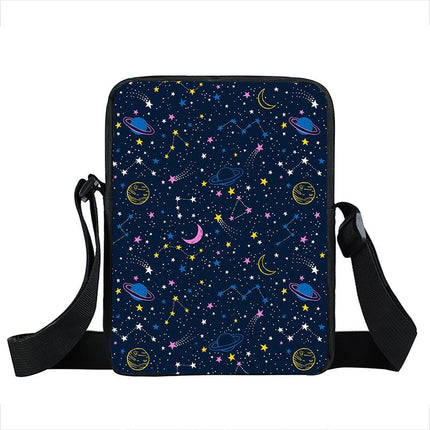 Starry Sky and Space Printed Crossbody Bags - Wnkrs