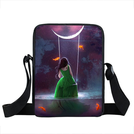 Starry Sky and Space Printed Crossbody Bags - Wnkrs