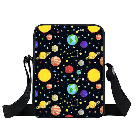 Starry Sky and Space Printed Crossbody Bags - Wnkrs