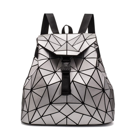 Geometric Style Holographic Mosaic Backpack - Wnkrs