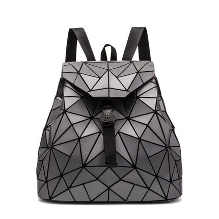 Geometric Style Holographic Mosaic Backpack - Wnkrs