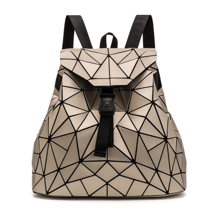 Geometric Style Holographic Mosaic Backpack - Wnkrs