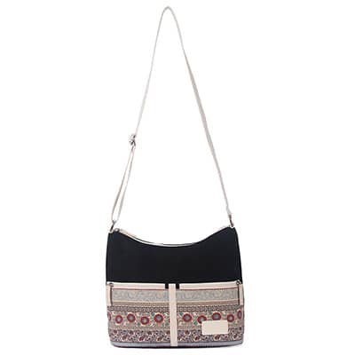 Women's Bohemian Canvas Crossbody Bag - Wnkrs