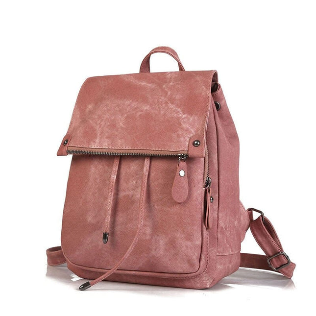 Women's Fashion Leather Backpack - Wnkrs