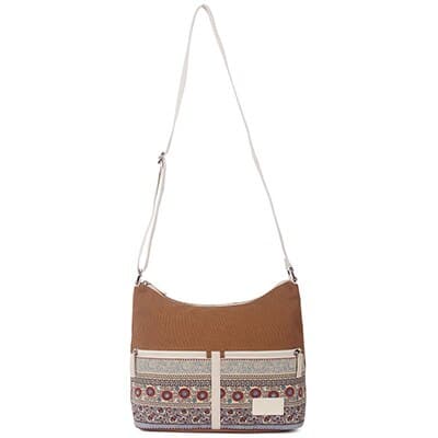 Women's Bohemian Canvas Crossbody Bag - Wnkrs