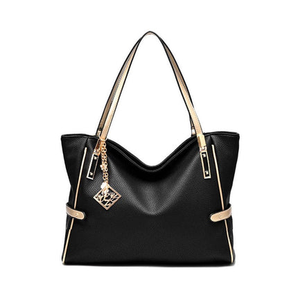 Casual Elegant Large Capacity PU Leather Women's Handbag - Wnkrs