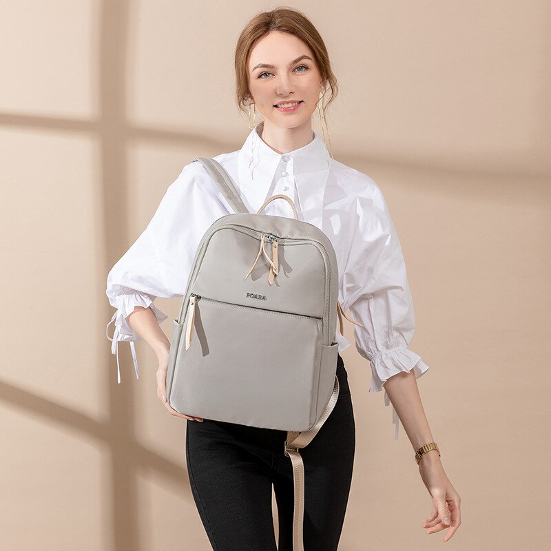 Women's Solid Backpack