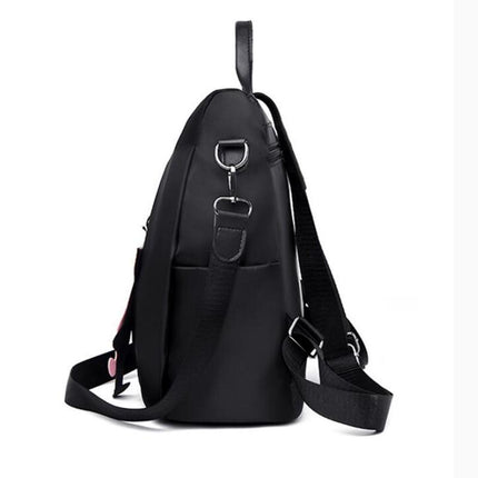 Women's Small Backpack with Cat Pendant - Wnkrs
