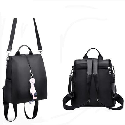 Women's Small Backpack with Cat Pendant - Wnkrs